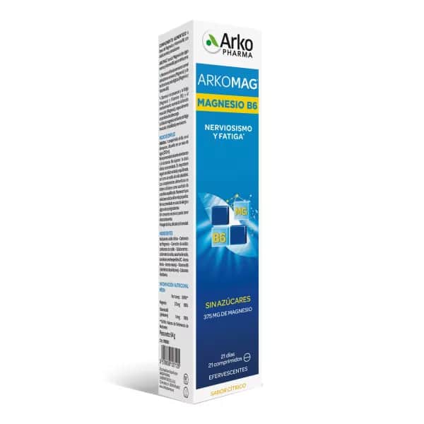 Arkopharma Magnesio + Vit B6 21 comprimidos efervescentes